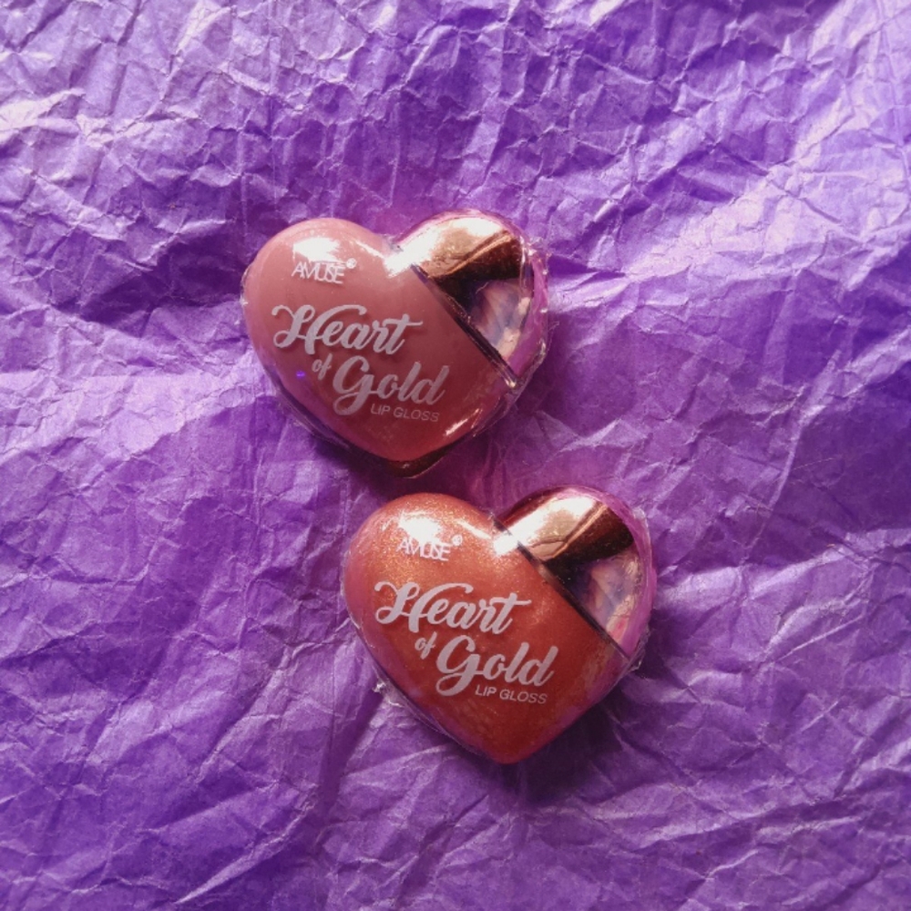 Amuse Heart Of Gold Lip Glosses BNIB